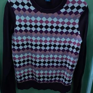 Old Navy argyle sweater